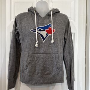 Vintage Campus Crew Toronto Blue Jays Embroidered Hoodie Pullover Sweatshirt M
